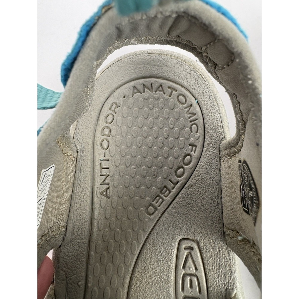 Keen Whisper Outdoor Closed Toe Sport Sandals Womens 9 Teal Gray Bungee - Picture 14 of 15